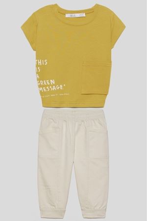 NK 38608 MESSAGE T-SHIRT 1/4 YEŞİL