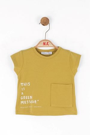 NK 38608 MESSAGE T-SHIRT 1/4 YEŞİL