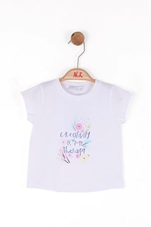 NK 38611 RABBIT T-SHIRT 1/4 BEYAZ