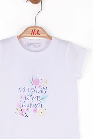 NK 38611 RABBIT T-SHIRT 1/4 BEYAZ