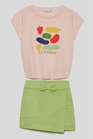 NK 38635 POTAGER T-SHIRT 1/4 PEMBE