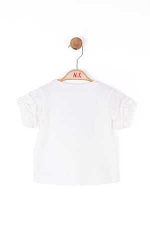 NK 38636 KELEBEK T-SHIRT 1/4 EKRU 