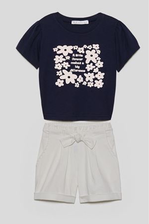 NK 38638 LITTLE T-SHIRT 1/4 LACİVERT