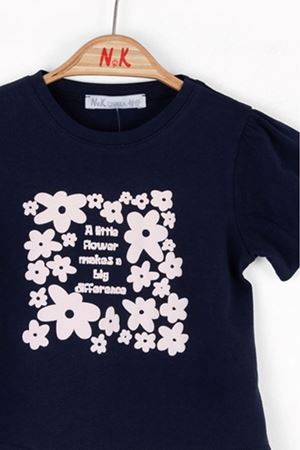 NK 38638 LITTLE T-SHIRT 1/4 LACİVERT