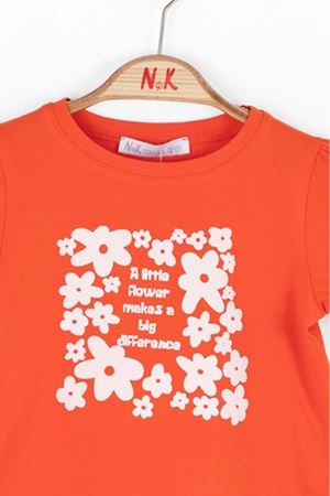 NK 38638 LITTLE T-SHIRT 1/4 TURUNCU