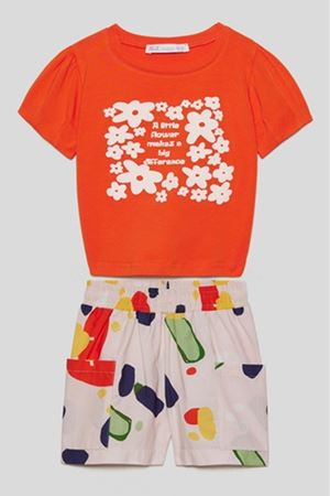 NK 38638 LITTLE T-SHIRT 1/4 TURUNCU