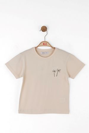 NK 48500 MALIBU TSHIRT 4/8 KREM