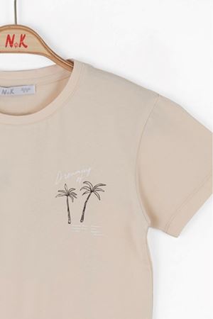 NK 48500 MALIBU TSHIRT 4/8 KREM