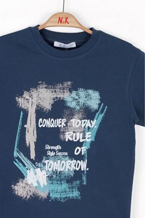 NK 48537 CONQUER T-SHIRT 4/8 İNDİGO