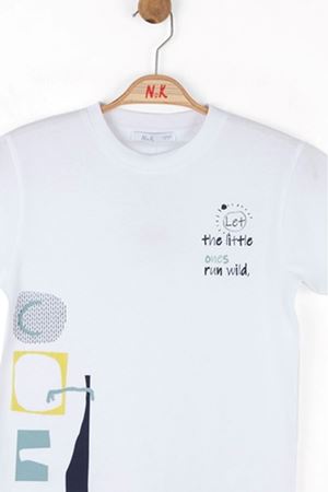 NK 48545 WILD T-SHIRT 4/8 BEYAZ