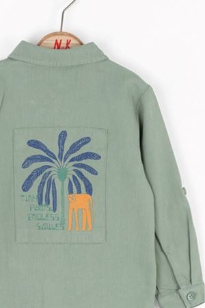 NK 48605 TINY GÖMLEK 1/4 YEŞİL