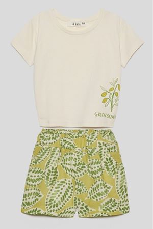 NK 58604 LEAF ŞORT 1/4 Yeşil