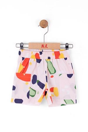 NK 58622 CLOWN ŞORT 1/4 CORAL 