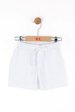 NK 68609 CAPTIAN ŞORT 1/4 BEYAZ 