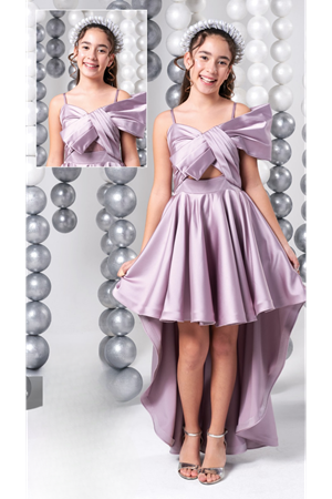 ERKUT KIDS 804 B.MAVİ ABİYE ELBİSE 