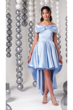 ERKUT KIDS 819 İNDİGO ABİYE ELBİSE