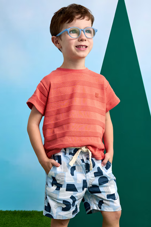 MAYORAL 03221-27 BASKILI ŞORT 4/9