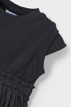 MAYORAL 03927-35 KOYU GRİ Elbise 4/9