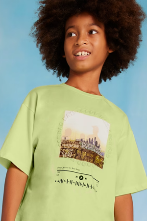 MAYORAL 06016-37 Yeşil T-shırt 10/16