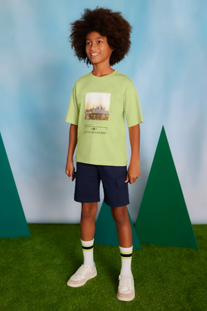 MAYORAL 06016-37 Yeşil T-shırt 10/16