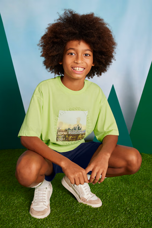 MAYORAL 06016-37 Yeşil T-shırt 10/16