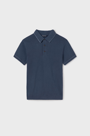 MAYORAL 06129-24 LACIVERT TISORT-POLO-KISA KOL