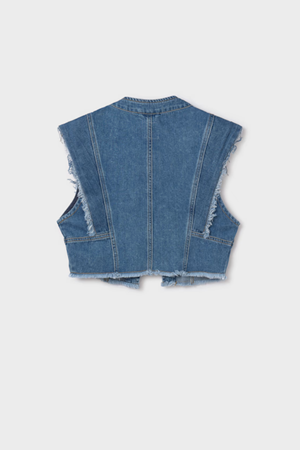 MAYORAL 06352-40 MAVİ YELEK-DENIM 10/16 