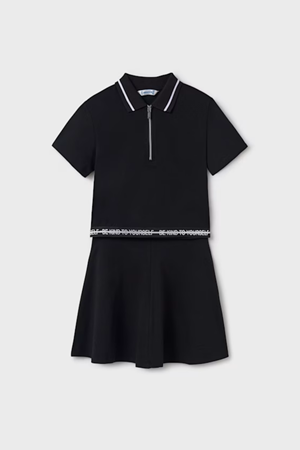 MAYORAL 06988-29 SIYAH SET ORME-ETEK 10/16