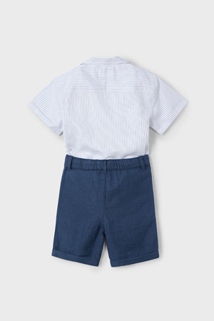 MAYORAL 03231-92 LACIVERT BERMUDA SET 