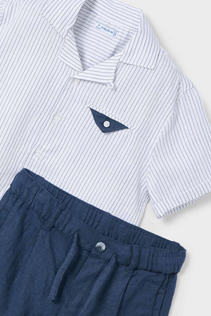 MAYORAL 03231-92 LACIVERT BERMUDA SET 