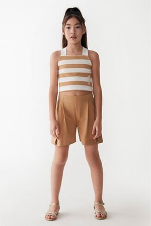 NK KIDS 36411 NEST BLUZ 8/14 EKRU-CAMEL