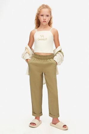 NK KIDS 38306 CAMELO CROP 8/14 KREM