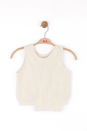 NK KIDS 38338 EARTY BLUZ 8/14 KREM