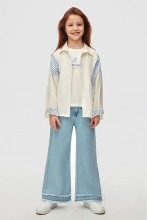 NK KIDS 38421 LILY T-SHIRT 8/14 EKRU