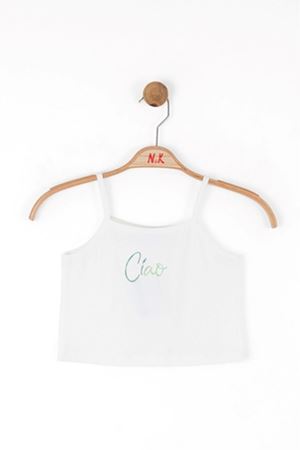 NK KIDS 38526 CIAO CROP 4/8 EKRU-YEŞİL