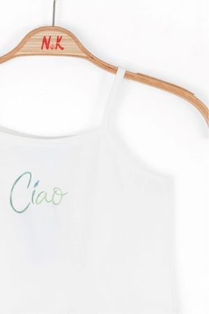 NK KIDS 38526 CIAO CROP 4/8 EKRU-YEŞİL