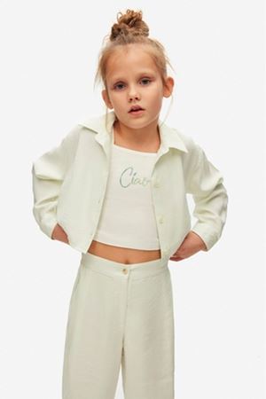 NK KIDS 38526 CIAO CROP 4/8 EKRU-YEŞİL