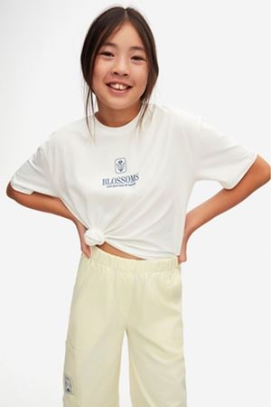 NK KIDS 38808 NATURE'S TSHIRT 10/16 EKRU-LACİVERT