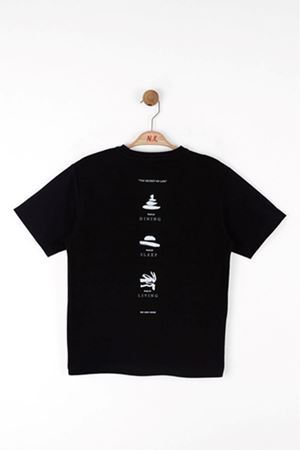 NK KIDS 48300 SCRET TSHIRT 8/14 SİYAH