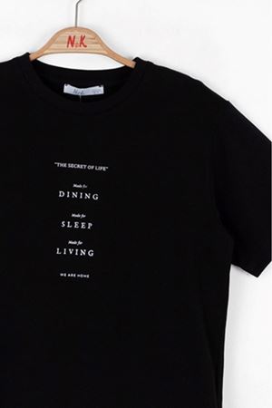 NK KIDS 48300 SCRET TSHIRT 8/14 SİYAH