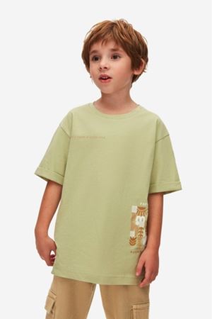 NK KIDS 48505 TOUCH T-SHIRT 4/8 YEŞİL