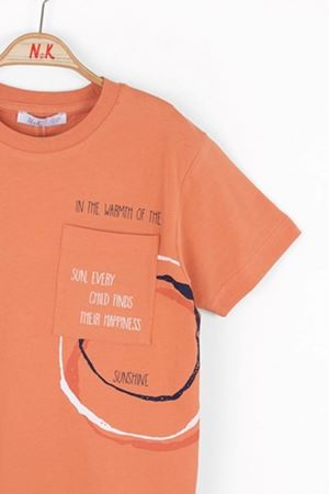 NK KIDS 48542 CHILD T-SHIRT 4/8 KİREMİT