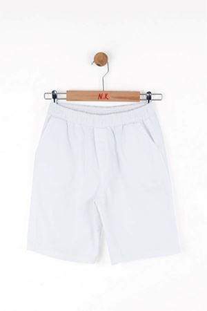 NK KIDS 68331 CREMONA ŞORT 8/14 Beyaz 