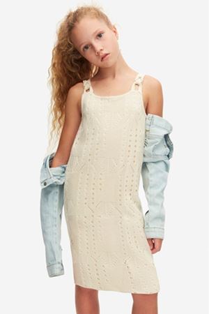 NK KIDS 78303 HARMONY ELBİSE 8/14 EKRU