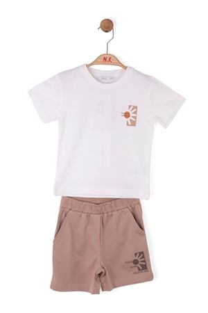 NK KIDS 28600 SUN TAKIM 1/4 EKRU-VİZON