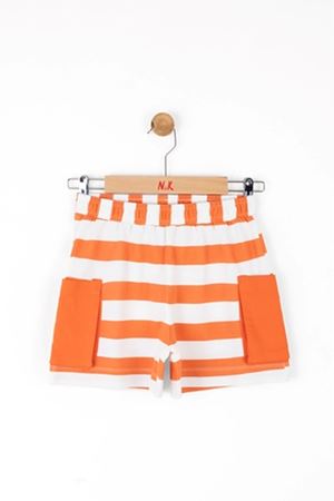 NK KIDS 56517 NUGGET ŞORT 4/8 EKRU-TURUNCU