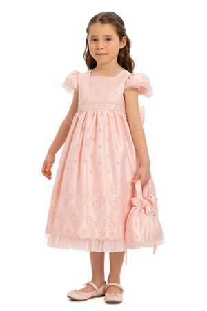 PAMİNA 35340PR43 / 35340PR 3/7 PUDRA ELBİSE