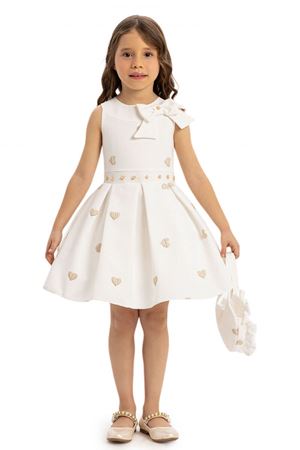 PAMİNA 35134PR16 / 35134PR 3/7 BEJ ELBİSE