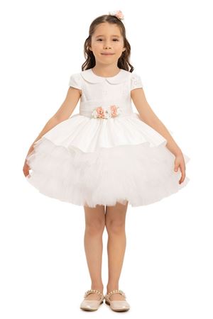 PAMİNA  35450PR01 / 35450PR 6M/24M EKRU ELBİSE