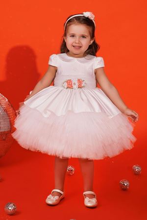 PAMİNA  35450PR01 / 35450PR 6M/24M EKRU ELBİSE